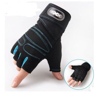 image-Cycling Gloves Half Finger Breathable Elastic Outdoor Bike Bicycle Riding Fitness Glove Accessories