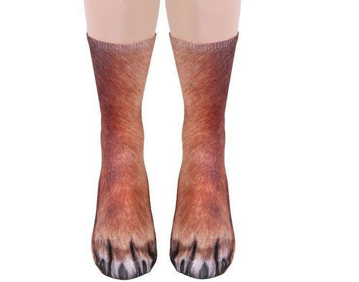 image-3D Animal Paw Socks Cute Cat Claws Socks Unisex Long Socks