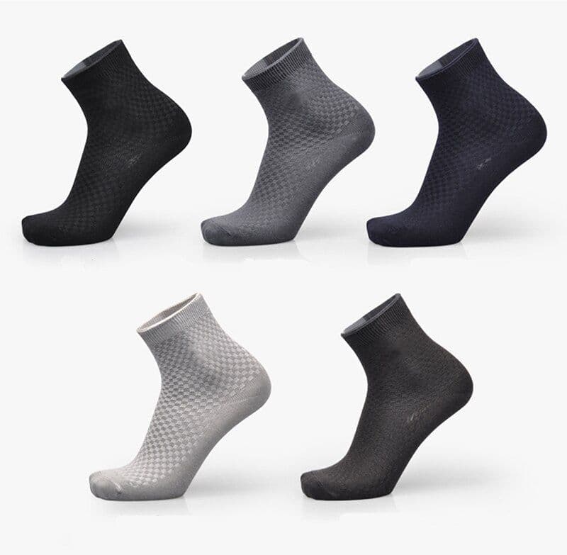 image-Socks men's new bamboo fiber men's socks