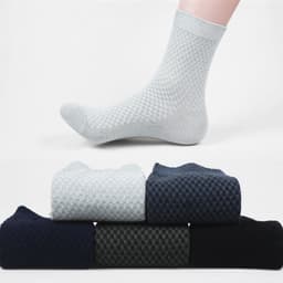 image-Socks men's new bamboo fiber men's socks