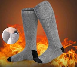 image-Electric socks standard charging thermostat lithium battery heating socks can wash cold winter warm heat socks