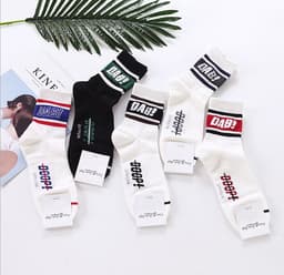 image-Long tube sports men's long socks cotton socks