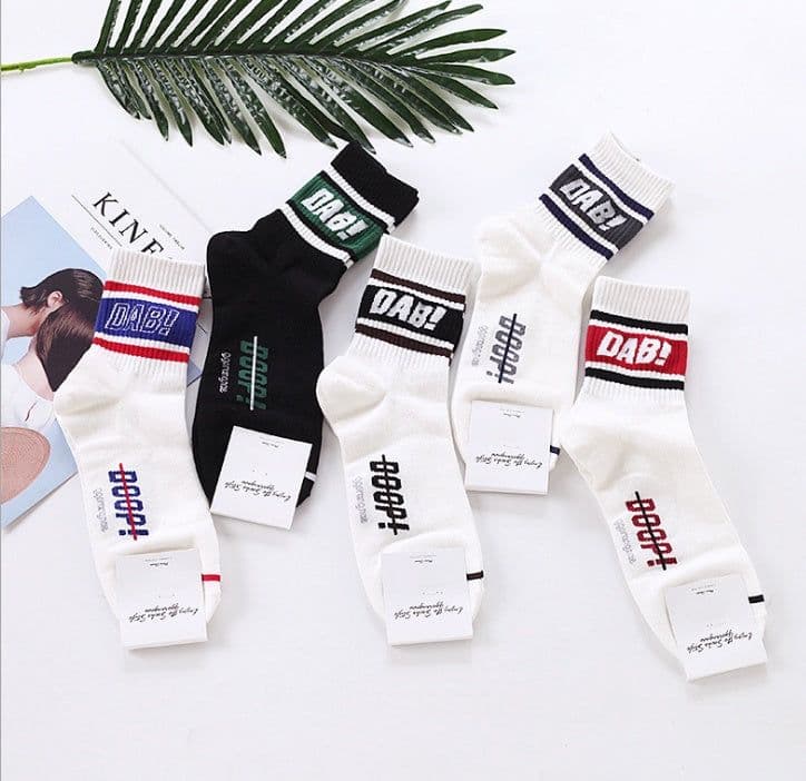 image-Long tube sports men's long socks cotton socks