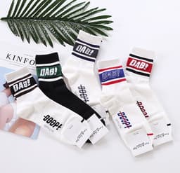 image-Long tube sports men's long socks cotton socks