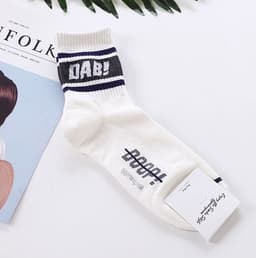 image-Long tube sports men's long socks cotton socks