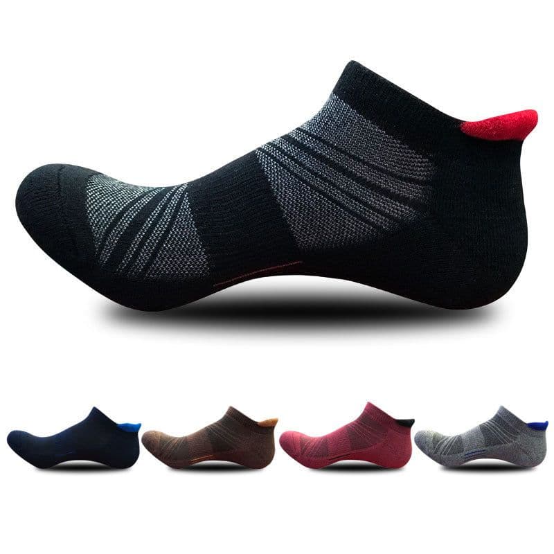image-Towel bottom flower sports boat socks