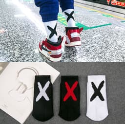 image-Men and women street sports socks