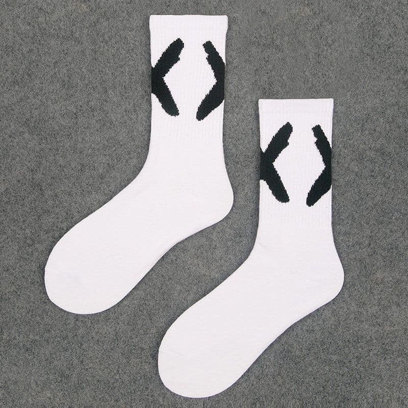 image-Men and women street sports socks