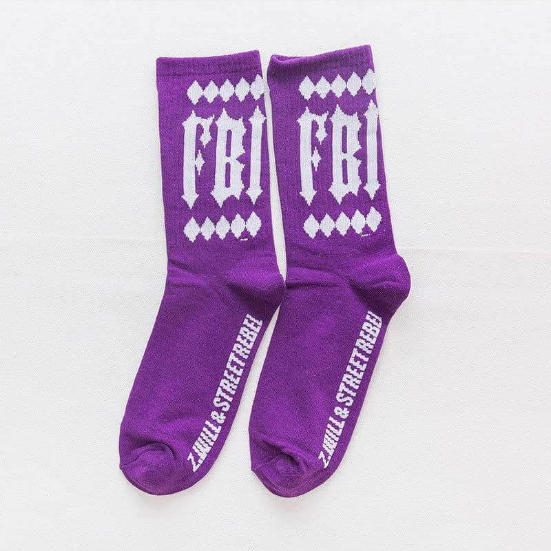 image-Couple in tube cotton socks