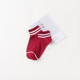 image-Two bar sports socks middle tube socks female