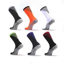 image-Striped non-slip sports football socks