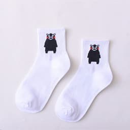 image-Literary funny short tube sports socks