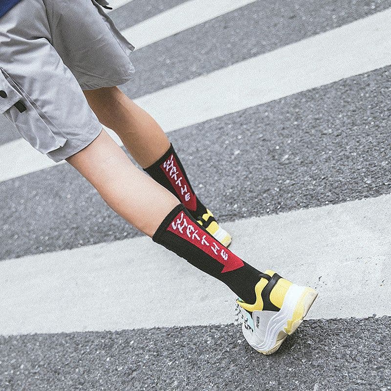 image-Male hip-hop high top sports socks