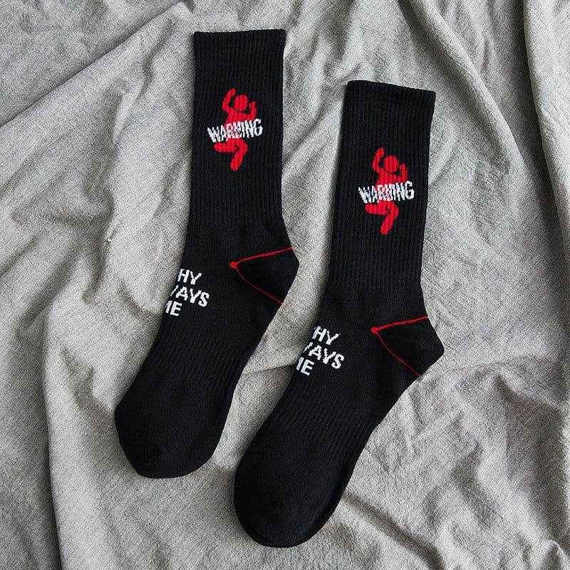 image-Male hip-hop high top sports socks