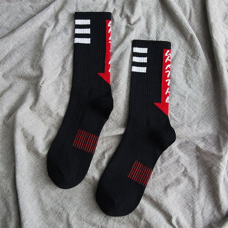 image-Male hip-hop high top sports socks