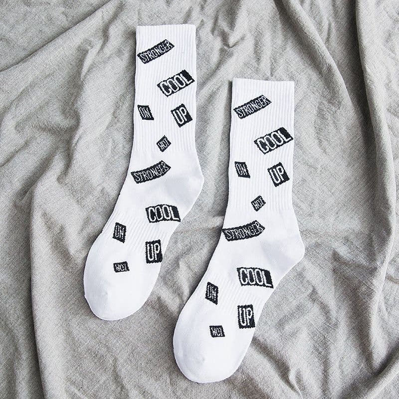 image-Male hip-hop high top sports socks