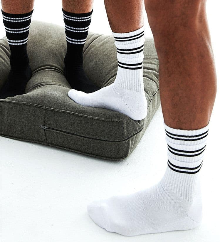 image-Men's fitness sports cotton socks