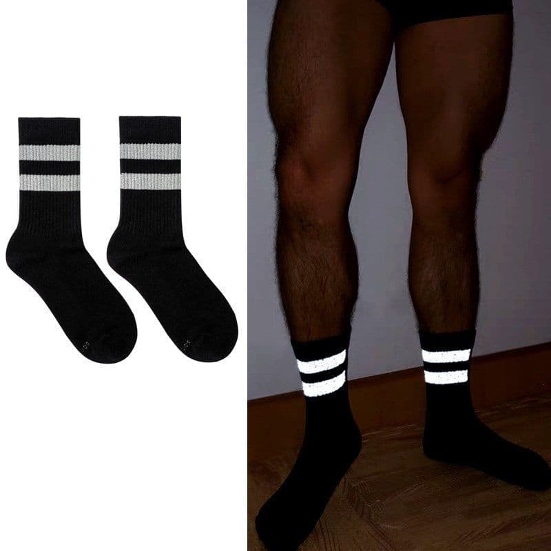 image-Middle and high tube fitness cotton socks
