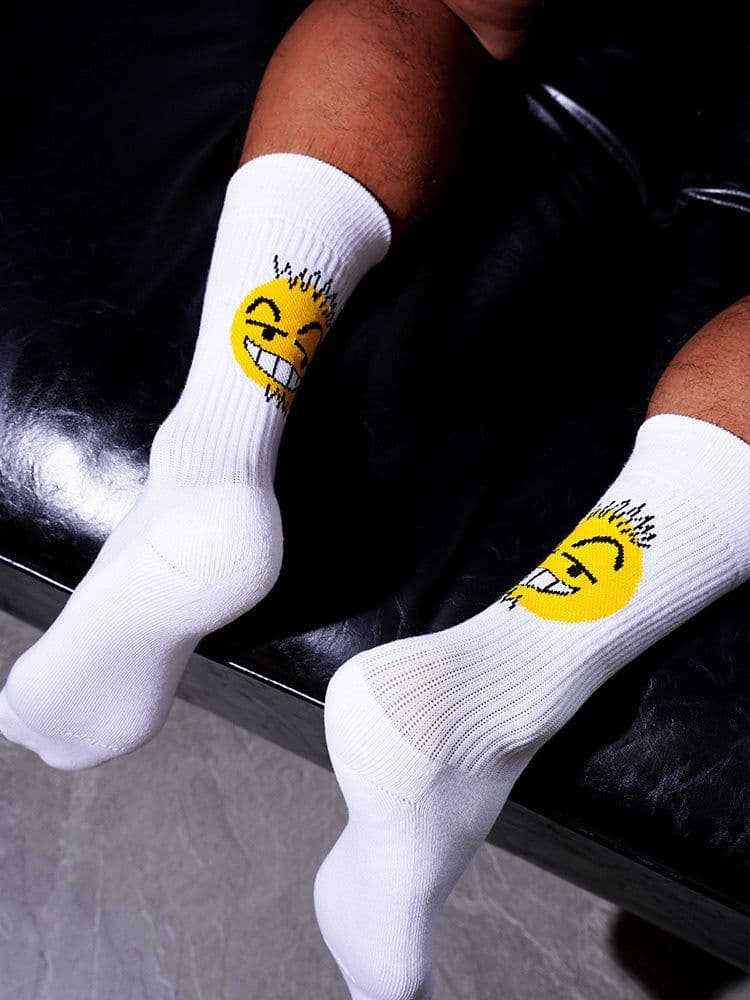 image-Smiley sports fitness socks