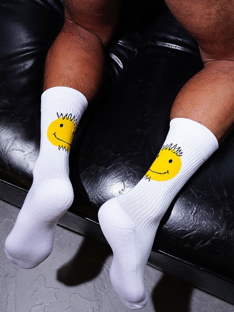 image-Smiley sports fitness socks
