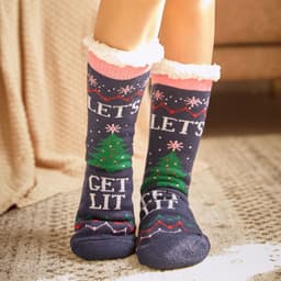 image-Medium tube floor socks