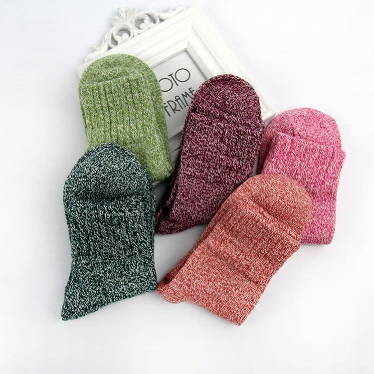 image-Retro style rabbit wool socks