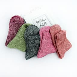 image-Retro style rabbit wool socks