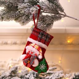 image-Small Plaid Christmas socks