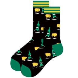 image-Men's socks Santa Claus Elk Men's Tube Socks Trendy Cotton Socks