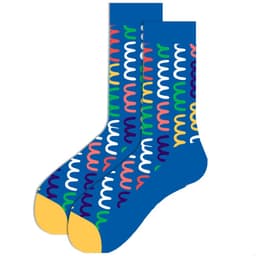 image-Men's socks Santa Claus Elk Men's Tube Socks Trendy Cotton Socks
