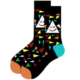 image-Men's socks Santa Claus Elk Men's Tube Socks Trendy Cotton Socks