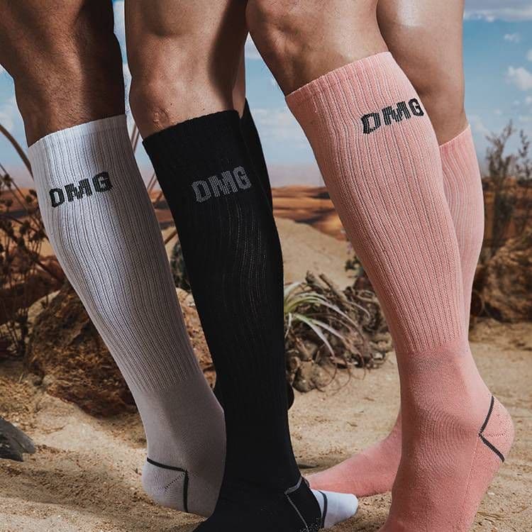 image-Fall/Winter Men's Football Long Tube Socks