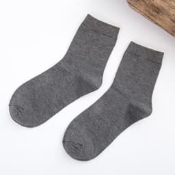image-Pure color business simple tube socks