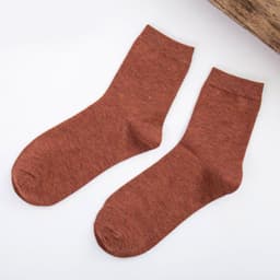 image-Pure color business simple tube socks