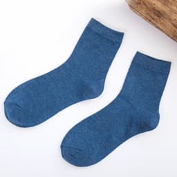 image-Pure color business simple tube socks