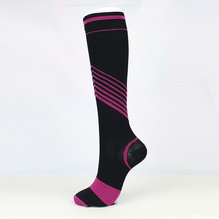 image-Long tube twill compression socks
