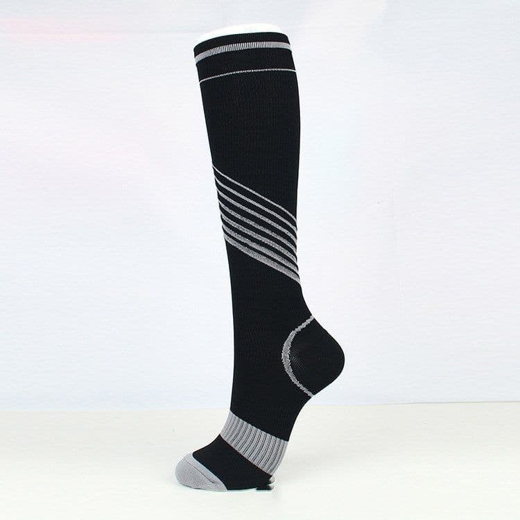 image-Long tube twill compression socks