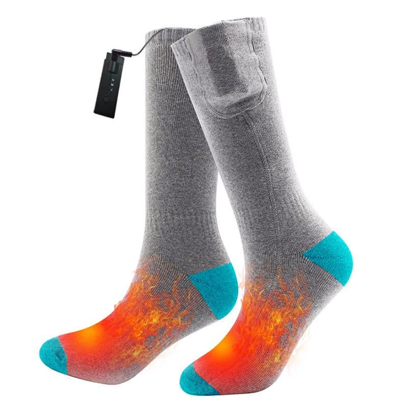 image-Electric heating socks heating socks electric heating socks heating foot warmer charging foot warming socks