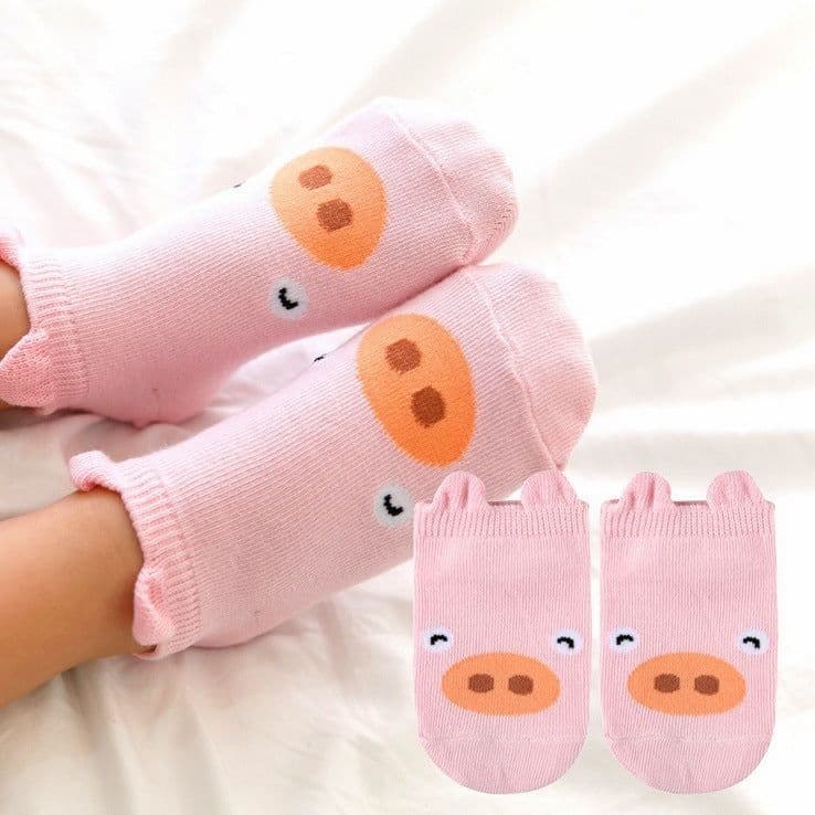 image-Cartoon children animal party boat socks