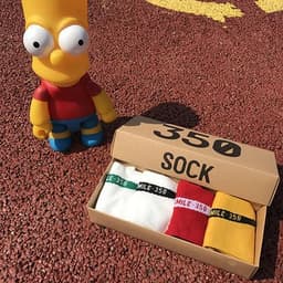 image-Boat socks 4 pairs gift boxed couple socks