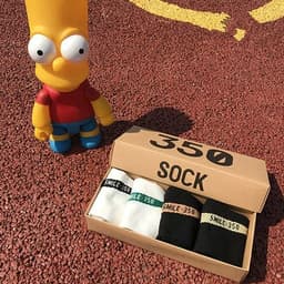 image-Boat socks 4 pairs gift boxed couple socks