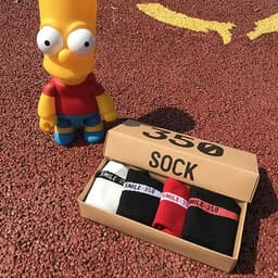 image-Boat socks 4 pairs gift boxed couple socks