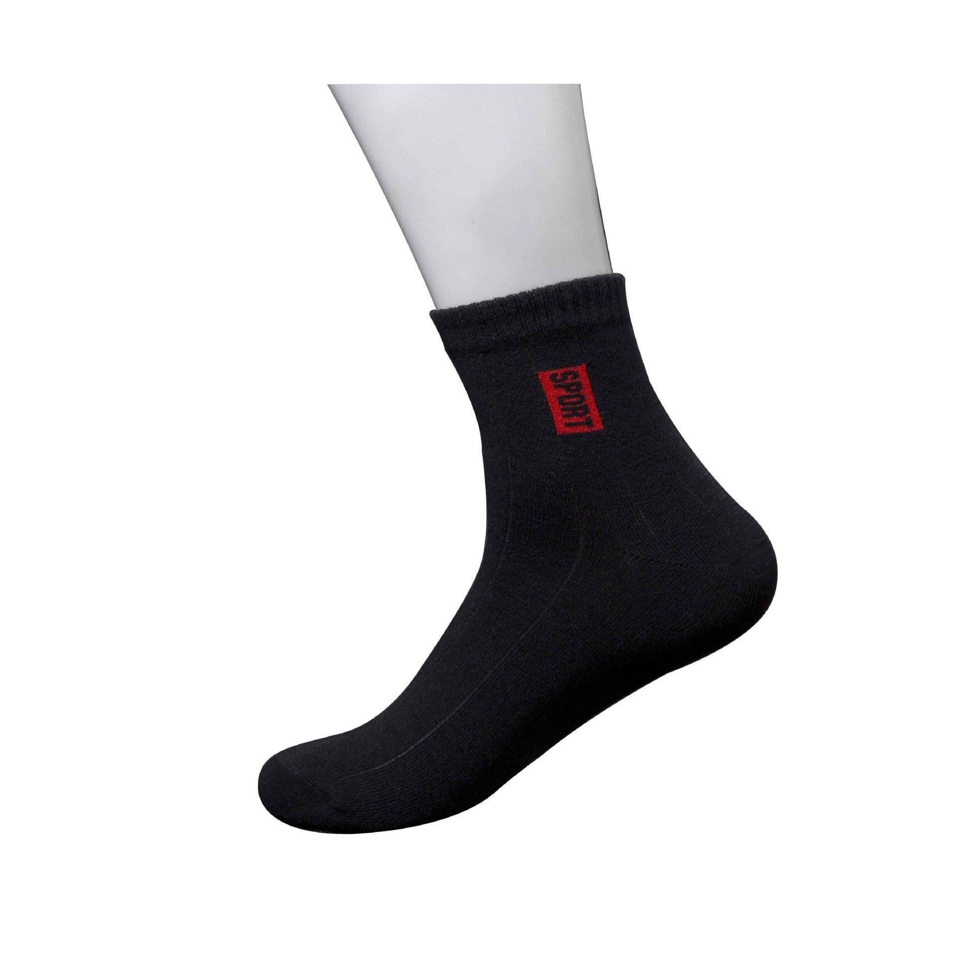 image-Breathable 5 Pairs Men Socks Set Cotton Mid-Tube Sweat-Absorbent Casual Trendy Socks
