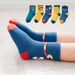 image-Cotton Children's Socks Medium Tube Dinosaur Thickened Baby Socks