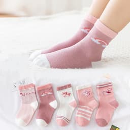 image-Cotton Children's Socks Medium Tube Dinosaur Thickened Baby Socks