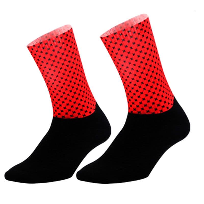 image-Non-slip Silicone Summer Men's Cycling Socks Breathable Socks