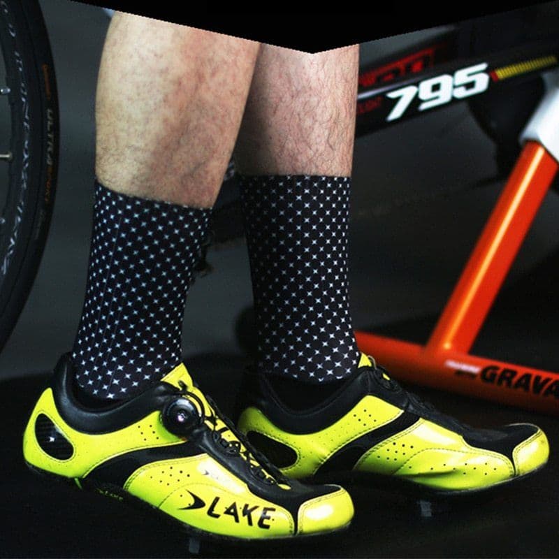 image-Non-slip Silicone Summer Men's Cycling Socks Breathable Socks