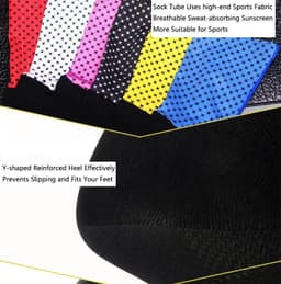 image-Non-slip Silicone Summer Men's Cycling Socks Breathable Socks