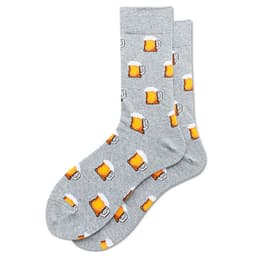 image-Diamond Shaped Animal Socks For Men, Fruit Cotton Socks