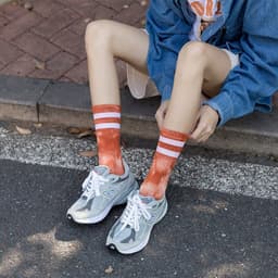 image-Couple Socks, Men's Autumn and Winter High-Tube Socks, Mid-Tube Parallel Bars